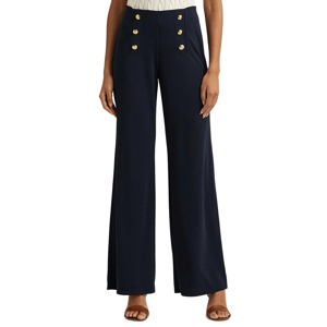 Lauren Ralph Lauren Stretch Jersey Wide-Leg Pant